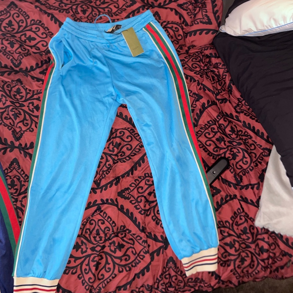 Baby Blue Gucci SweatSuit (Brand New)